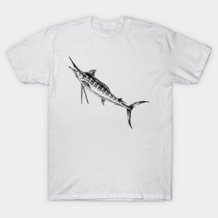 Marlin Fish Print T-Shirt